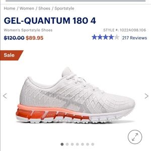 ASICS gel white sneakers